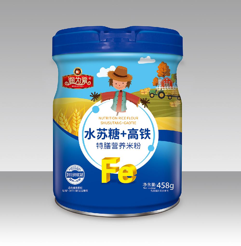 嬰幼兒營養米粉-水蘇糖+高鐵OEM代加工