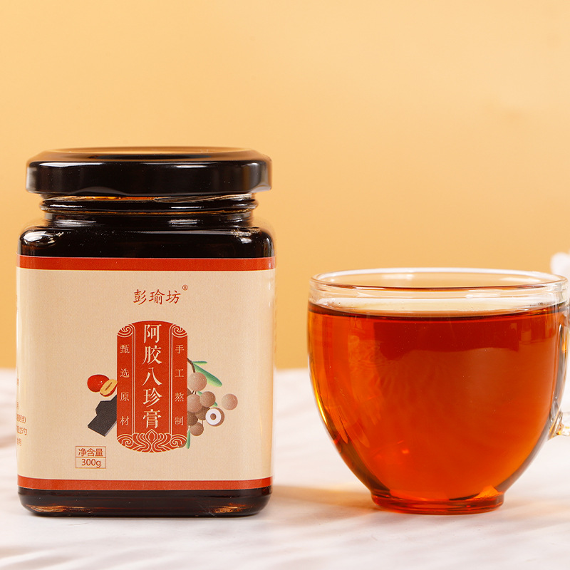 阿膠八珍膏盒裝源頭工廠傳統滋補手工熬制滋養氣血女性口服膏滋OEM代加工