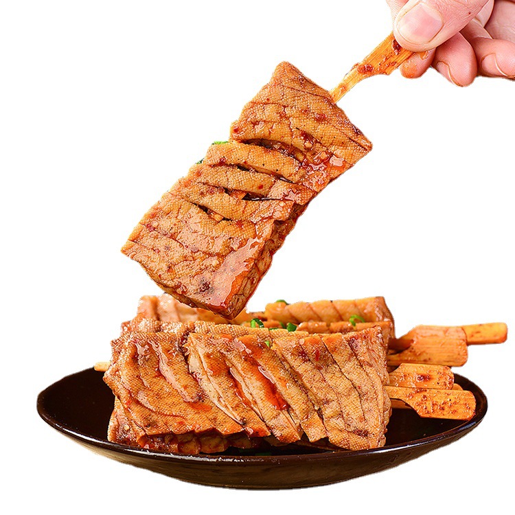 食刻不忘蘭花豆干即食豆制品麻辣小零食廠家直銷麻辣豆干食品批發OEM代加工