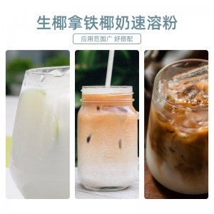 廠家椰子粉批發生椰拿鐵粉楊枝甘露椰奶飲料甜品飲品商用原料批發