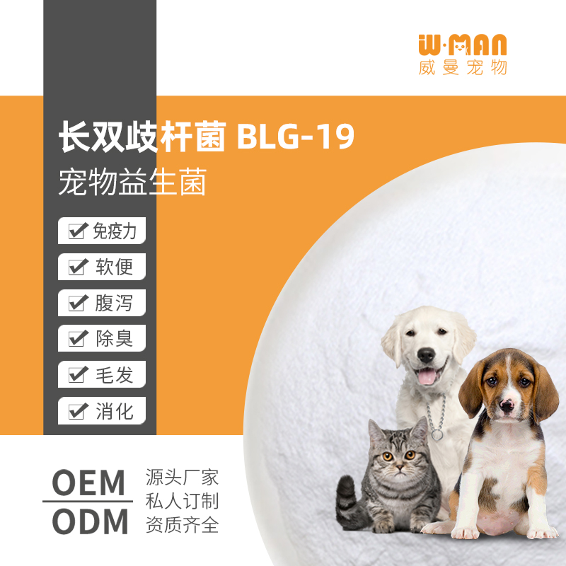 長雙歧桿菌BLG-19 寵物飼料乳酸菌 寵物益生菌源頭廠家