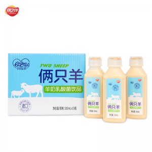 伊之伴兩只羊羊奶乳酸菌飲品330ml*15瓶OEM代加工