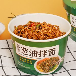 蕎麥蔥油拌面桶裝OEM代加工