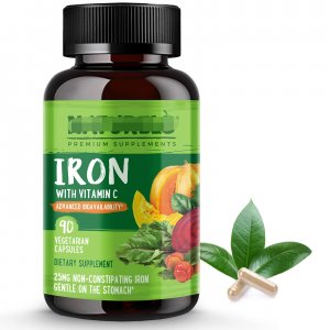 IRON WITH VITAMIN C 膠囊貼 牌O EM美國保健品跨出口一件代發