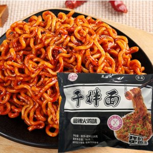 華祥超辣火雞味袋裝干拌面OEM代加工