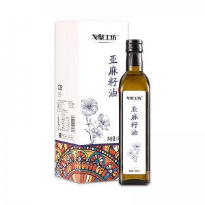 亞麻籽油禮盒一級冷榨植物油500ml*2瓶OEM代加工