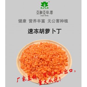 速凍胡蘿卜(紅蘿卜);冷凍蔬菜;出口批發(fā);生產(chǎn)工廠;價格面議