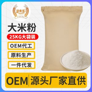膨化大米粉批發熟粉即食早餐粉五谷雜糧代餐粉食品級原料廠家直銷