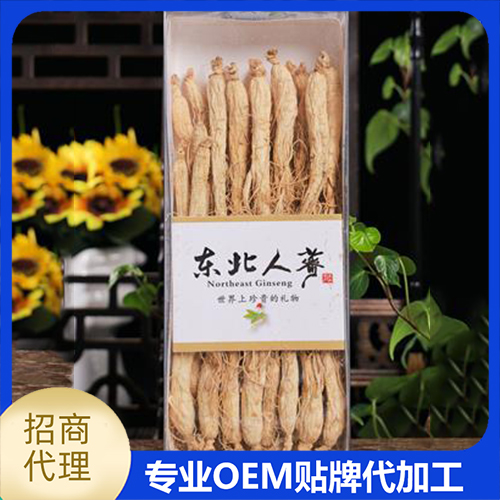 生曬參 東北特產 長白山人參生曬參 人參禮盒裝白參干貨人參代加工