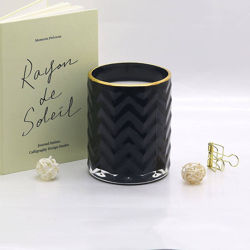 黑色高級感香薰蠟燭室內無煙香氛香薰蠟燭