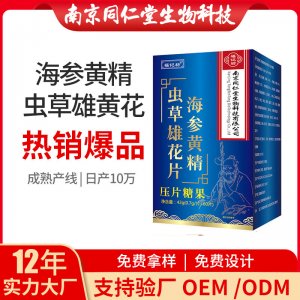 海參黃精蟲草雄花片OEM貼牌代加工 海參黃精蟲草雄花片南京同仁堂源頭廠家批發(fā)