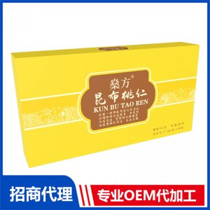 燊方昆布桃仁固體飲料OEM代加工 藥食同源固體飲料貼牌定制