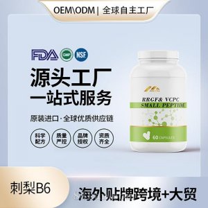 美國原裝維生素b6片刺梨復合胡蘿卜素膠囊生發護發進口營養品代加工