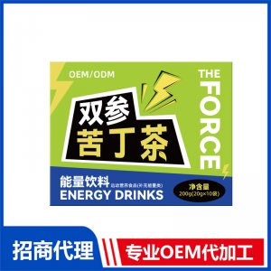 苦丁茶雙參能量飲OEM貼牌代加工 運動營養產品貼牌定制源頭工廠