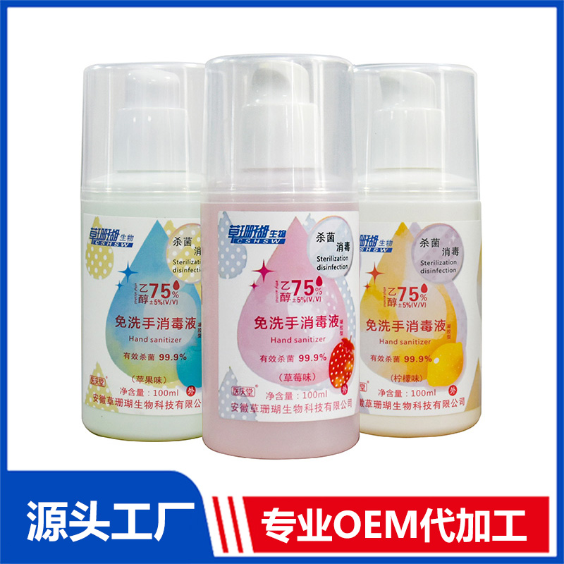 100ml免洗消毒液OEM/ODM貼牌代工源頭廠家