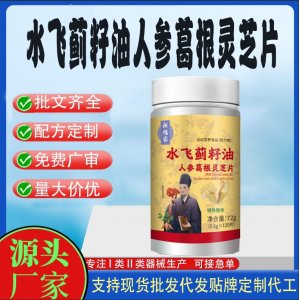 水飛薊籽油人參葛根靈芝片OEM代加工 運動營養食品貼牌定制加工