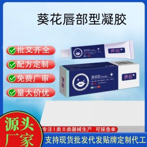 葵花唇部型導光凝膠OEM代加工 凝膠皮膚外用現貨批發貼牌定制代工