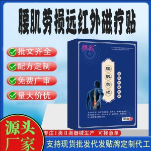 腰肌勞損葵花遠紅外磁療貼定制代工 貼劑支持現貨批發貼牌代加工