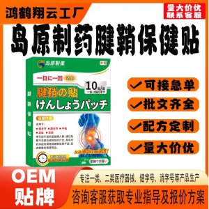 島原制藥腱鞘保健貼OEM 貼劑保健貼貼牌定制代工