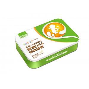DHA藻油凝膠糖果 鐵盒裝OEM/ODM貼牌代加工批發定制